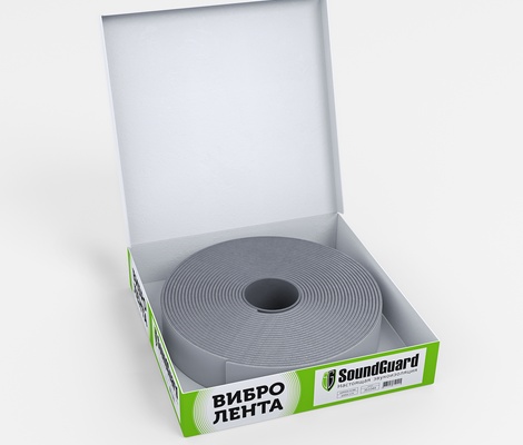 Демпферная виброгасящая лента SoundGuard ВиброЛента 50 Демпферная виброгасящая лента SoundGuard ВиброЛента 50