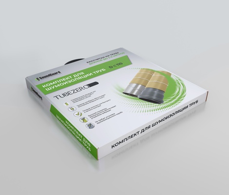 Комплект для шумоизоляции труб SoundGuard TubeZero Комплект для шумоизоляции труб SoundGuard TubeZero
