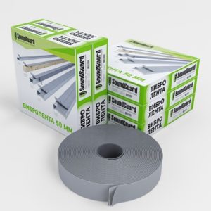 Демпферная виброгасящая лента SoundGuard ВиброЛента 50